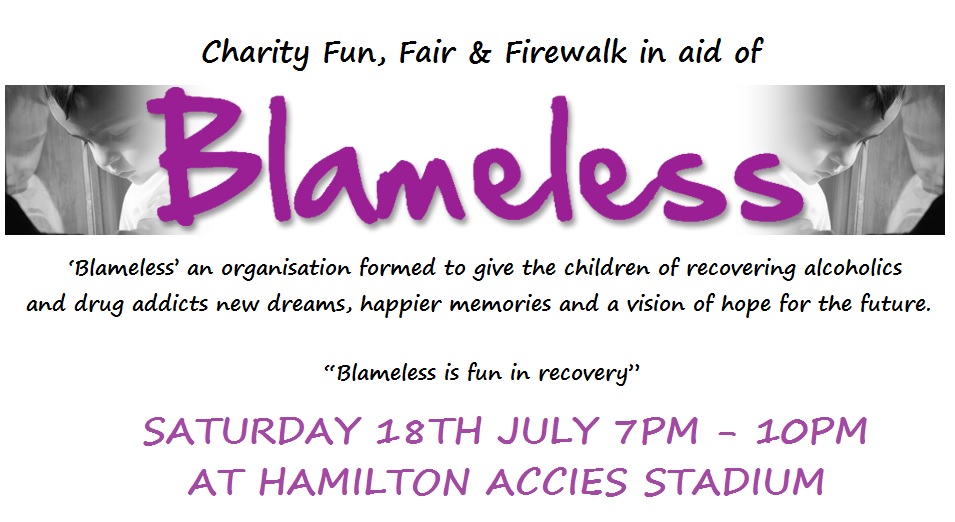 blameless charity fundraiser