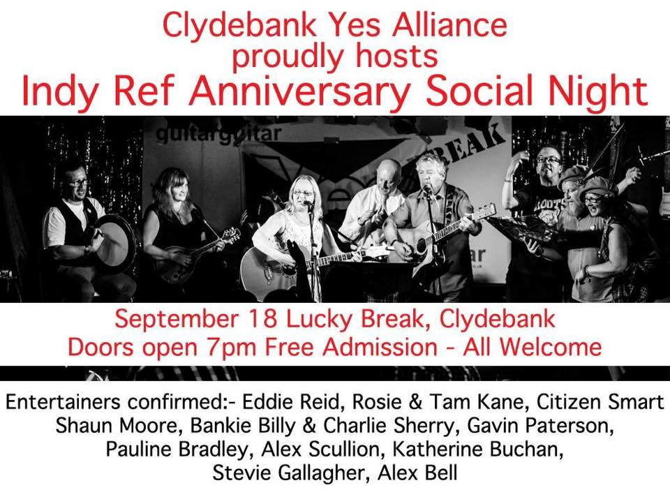 indy ref anniversary party