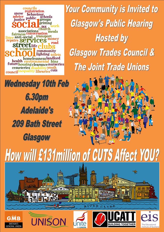 glasgow public hearing cuts to services