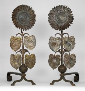 sunflower-andirons