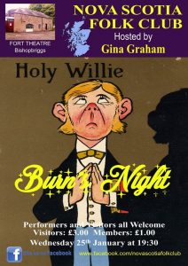 nova scotia folk club burns celebration
