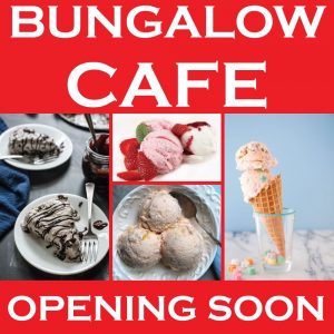 bungalow cafe poster