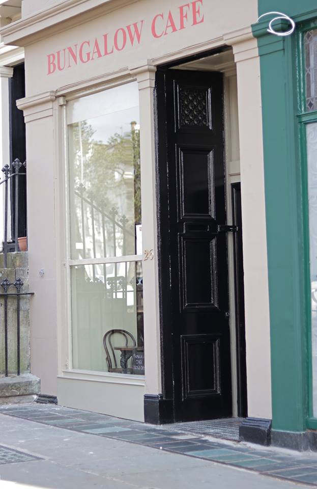 cafe door
