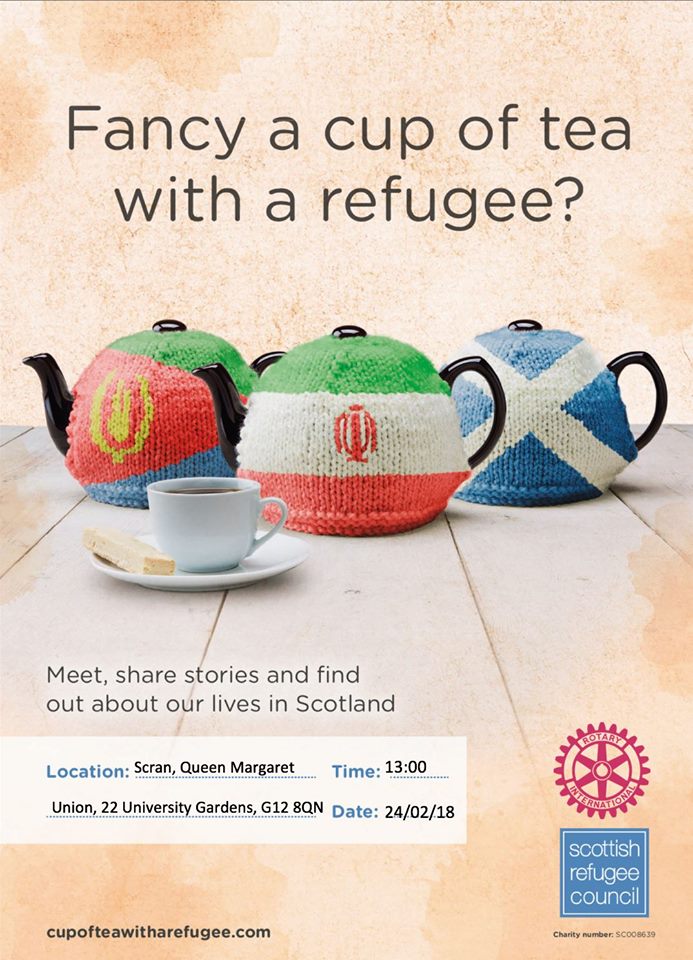fancy a cup of tea with a refugee