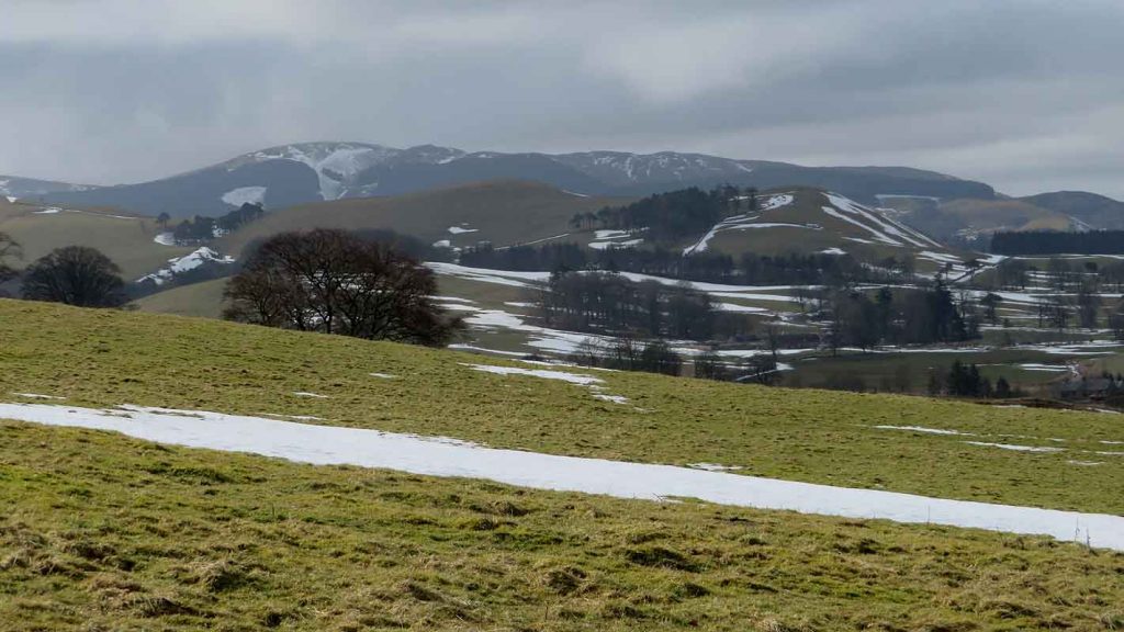 Rolling Landscape Near The Pentlands