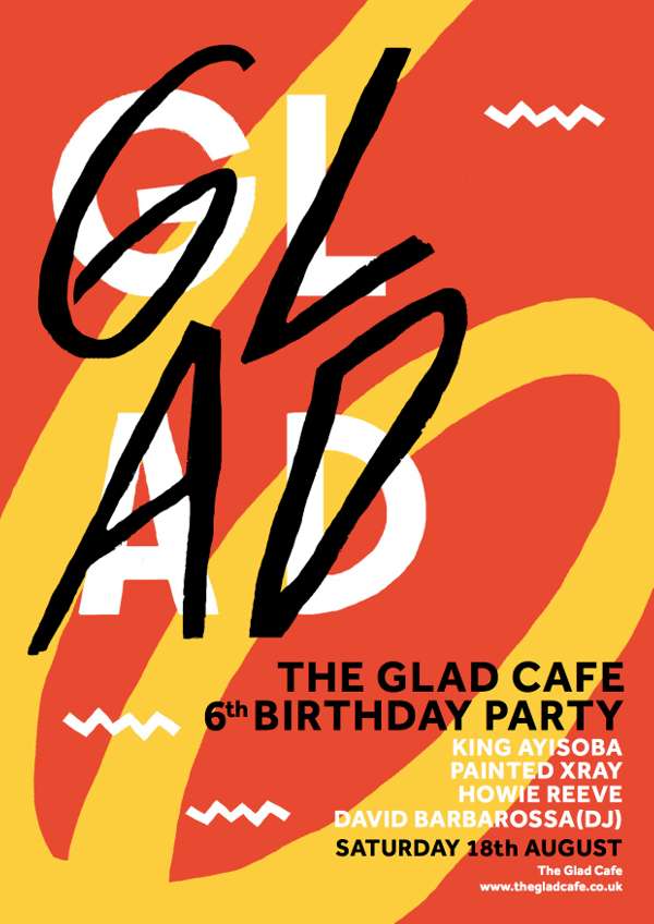 glad cafe birthday party