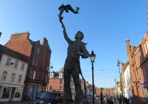 John Muir Statue. Dunbar