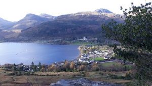 View over lochgoilhead