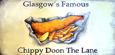 glasgows famous chippy doon the lane
