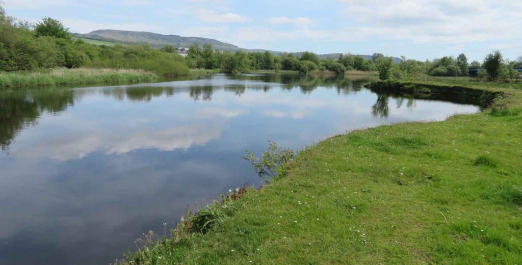 The River Leven Draining Loch Lomond into The Clyde.