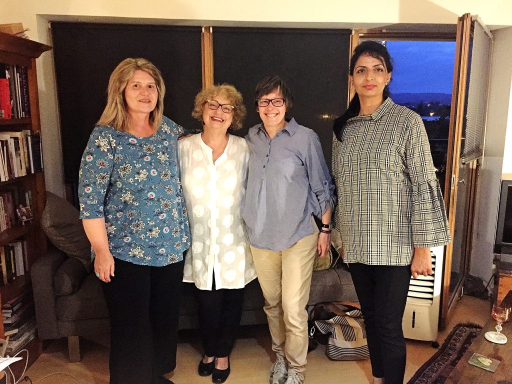 Ruby McCann Pat Byrne Janet Crawford and Samina Chaudry