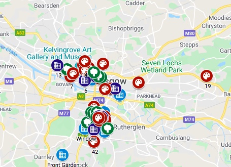 map open spaces