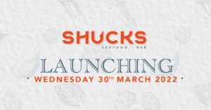 shucks seafood restaurant launching