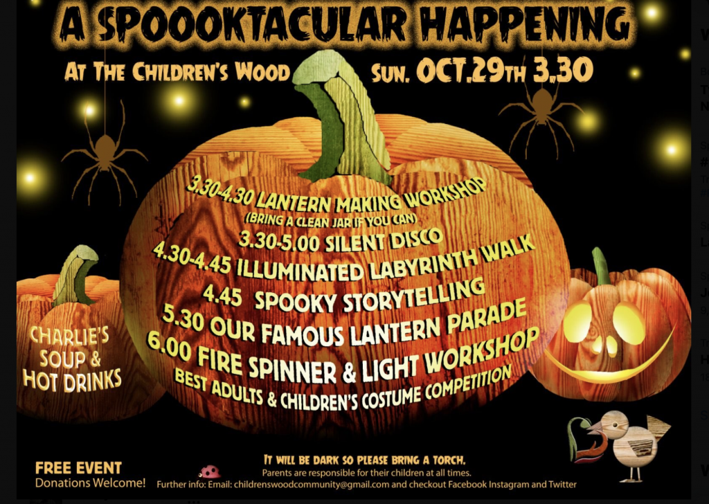 halloween. childrens wood