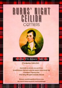 cottiers burns night
