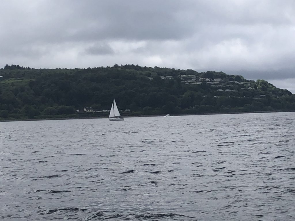 yacht on the clyde
