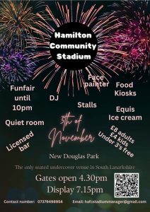 hamilton community park bonfire
