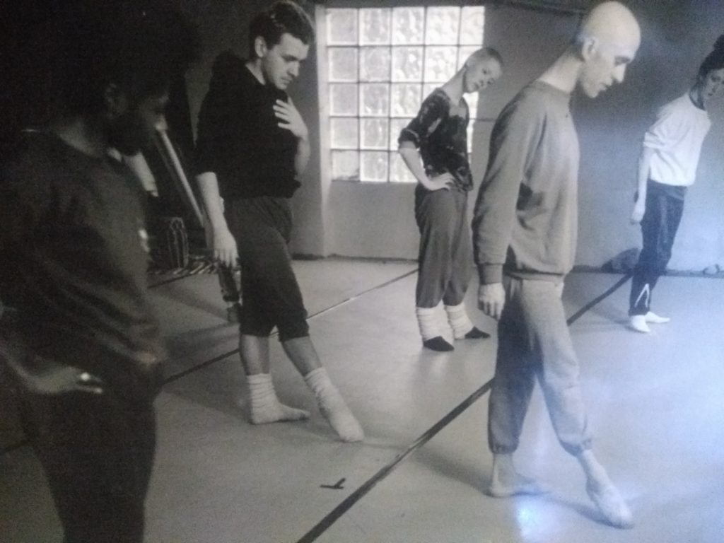 Dance Class with teacher Lloyd Newson Third Eye Centre 1988/89