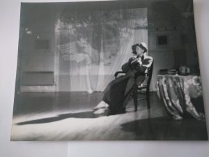 Dance piece In the Picture. Edinburgh 1989 Backdrop. Photo inspired by one by Henri Cartier Bresson.