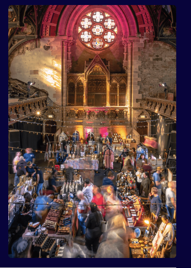 night market at cottiers