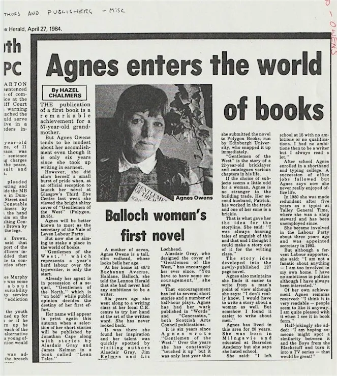 agnes owen archive